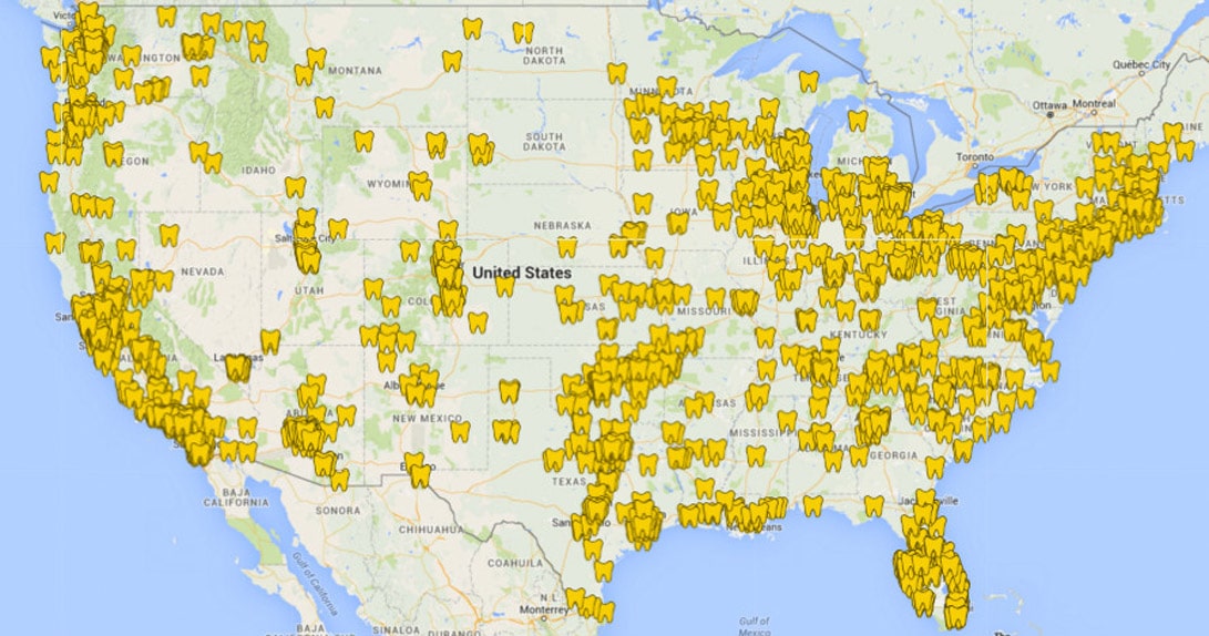 SOTA Dentist Map